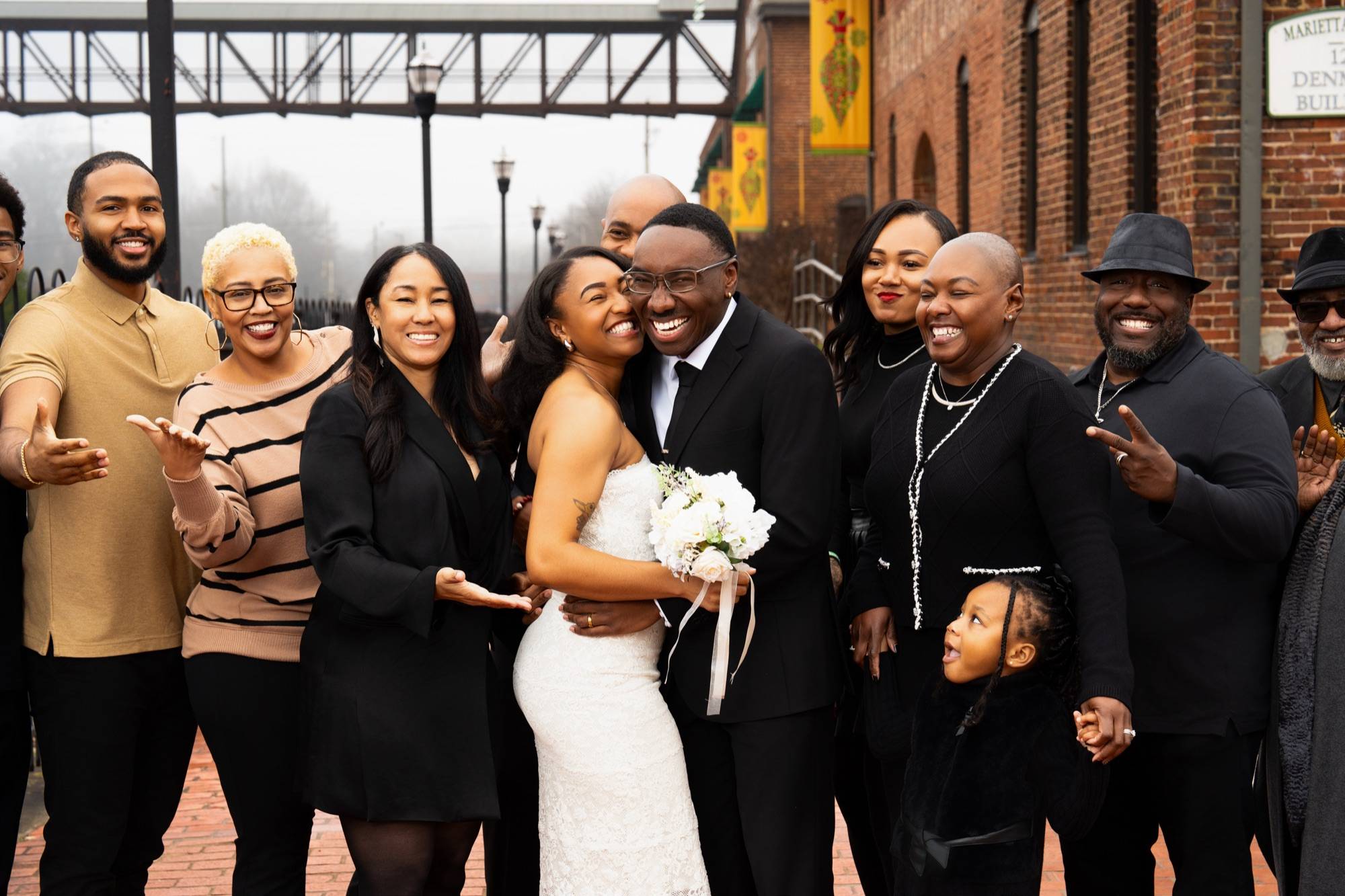Couple dancing at golden hour — wedding photography