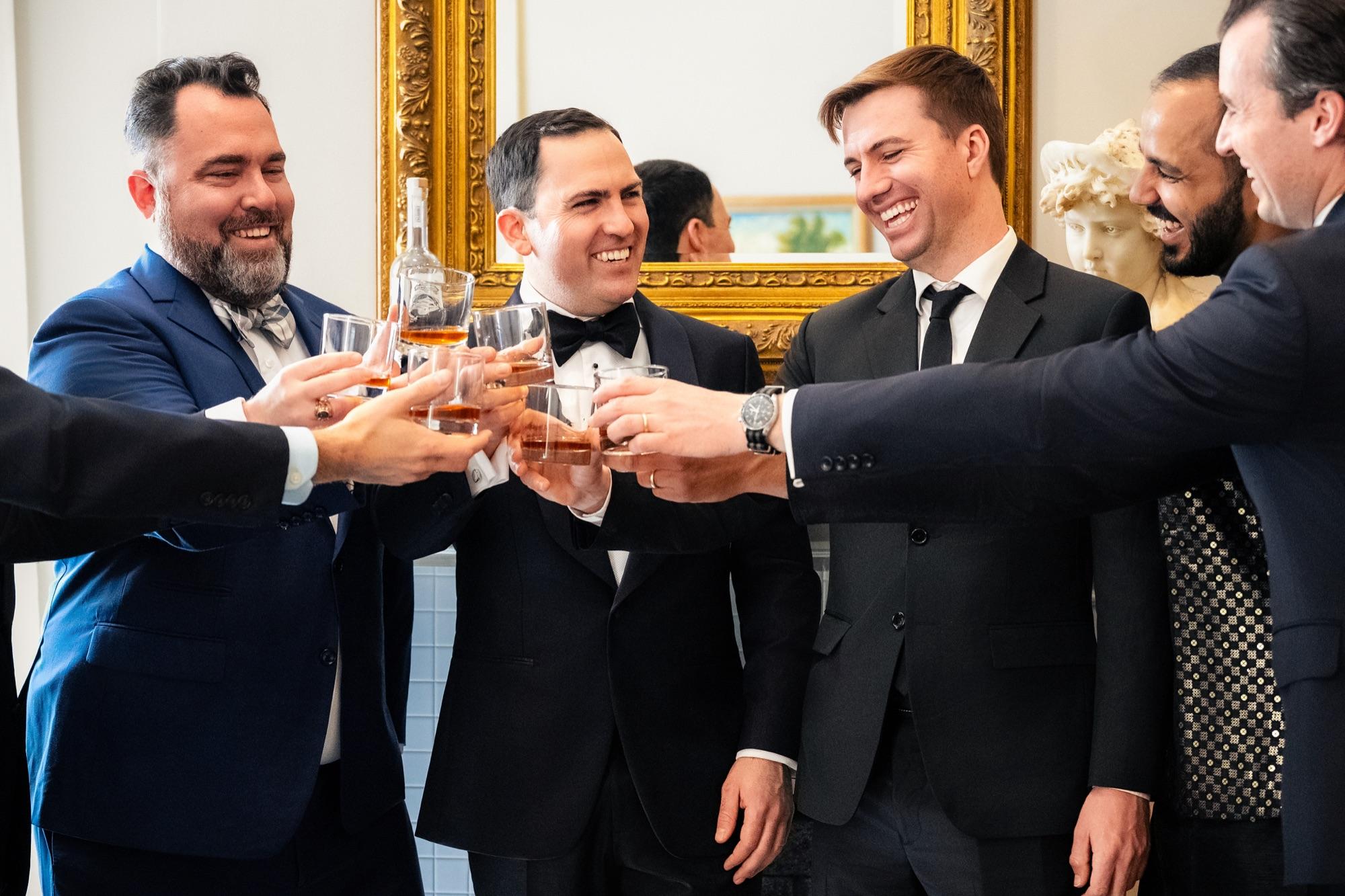 Full wedding — reception moment